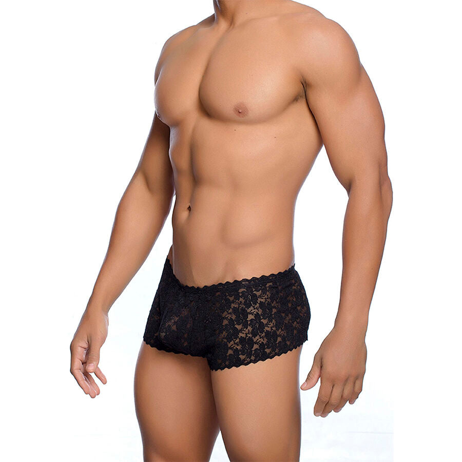 MOB - BOXER EN DENTELLE NOIRE TAILLE S/M MOB