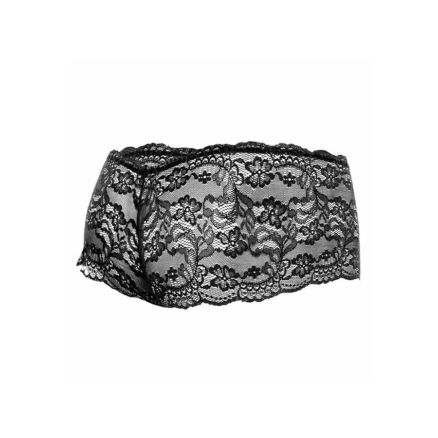 MOB - BOXER EN DENTELLE NOIRE TAILLE S/M MOB