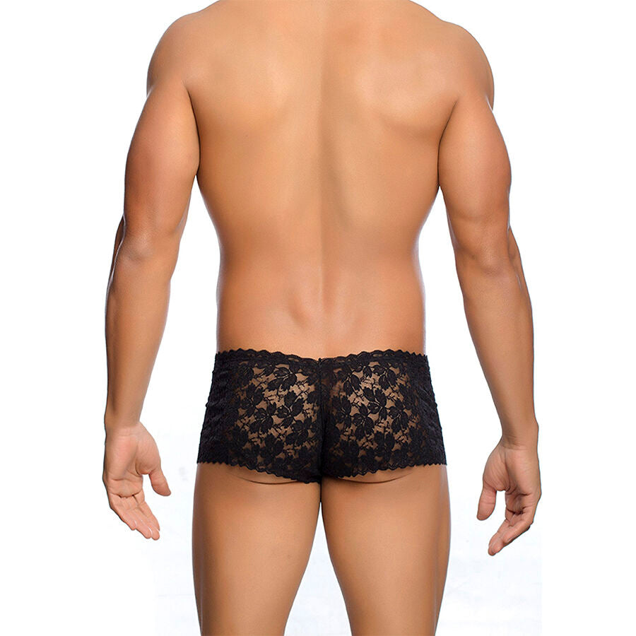 MOB - BOXER EN DENTELLE NOIRE TAILLE S/M MOB