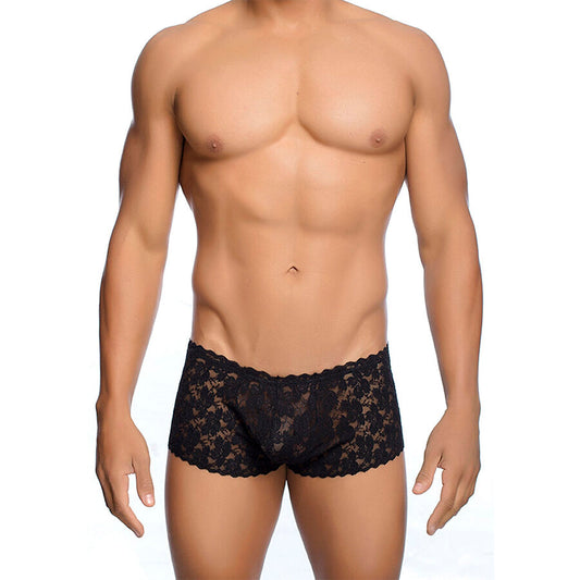 MOB - BOXER EN DENTELLE NOIRE TAILLE S/M MOB