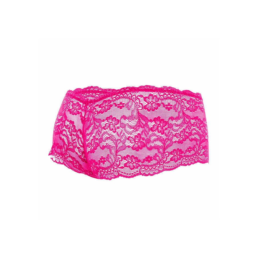 MOB - BOXER EN DENTELLE ROSE TAILLE S/M MOB