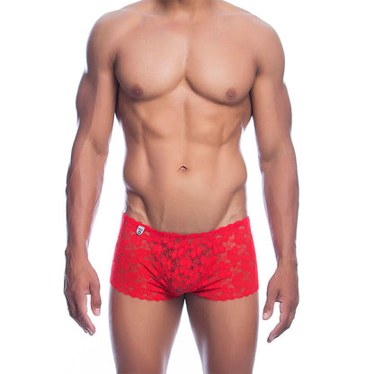 MOB - BOXER EN DENTELLE ROUGE TAILLE L/XL MOB