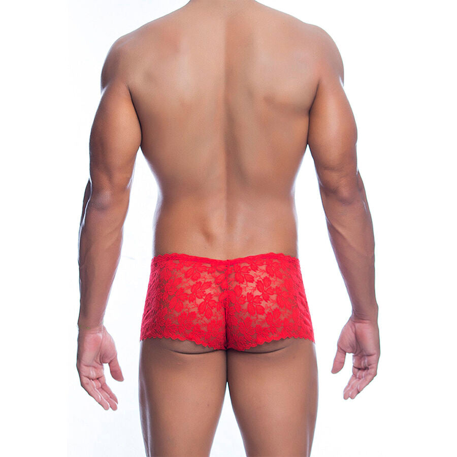MOB - BOXER EN DENTELLE ROUGE TAILLE L/XL MOB