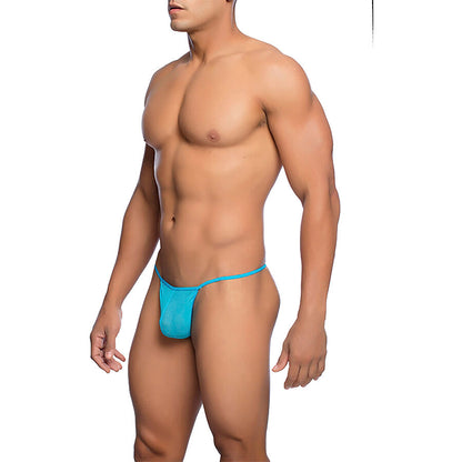 MOB - STRING TRANSPARENT EN T AQUA TAILLE L/XL MOB