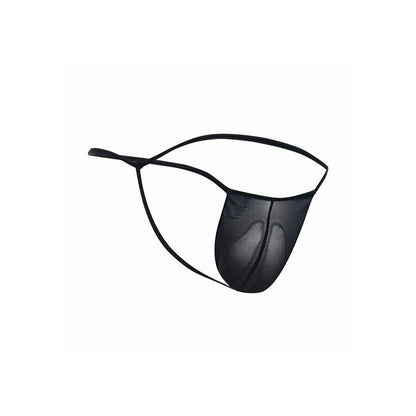 MOB - STRING TRANSPARENT EN FORME DE T NOIR TAILLE S/M MOB