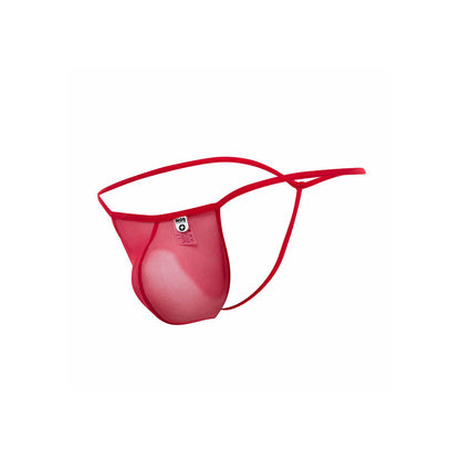 MOB - STRING TRANSPARENT EN FORME DE T ROUGE TAILLE S/M MOB