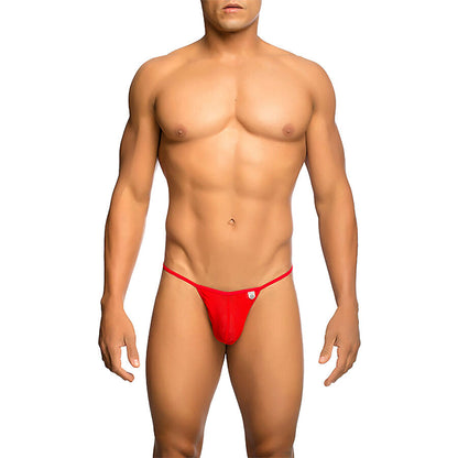 MOB - STRING EN T ROUGE TRANSPARENT TAILLE L/XL MOB