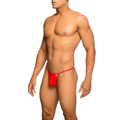 MOB - STRING EN T ROUGE TRANSPARENT TAILLE L/XL MOB