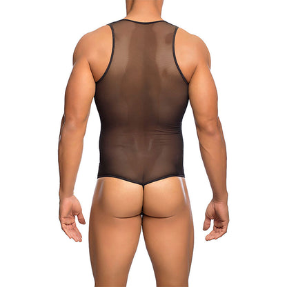 MOB - BODY TRANSPARENT NOIR TAILLE S/M MOB