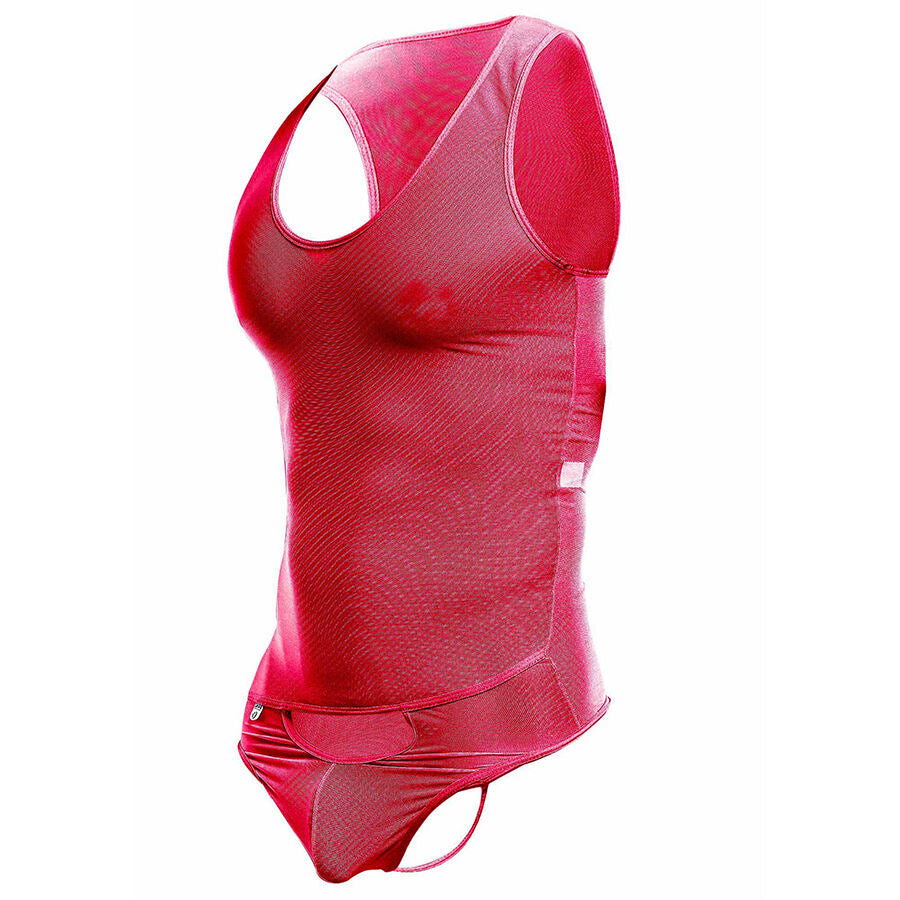 MOB - BODY TRANSPARENT ROUGE TAILLE S/M MOB