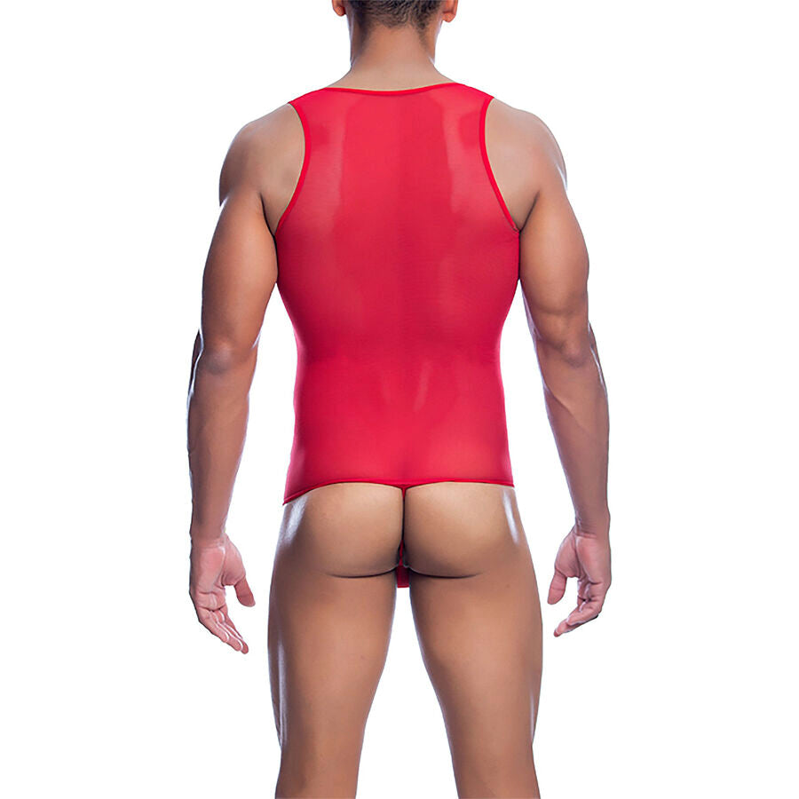 MOB - BODY TRANSPARENT ROUGE TAILLE L/XL MOB