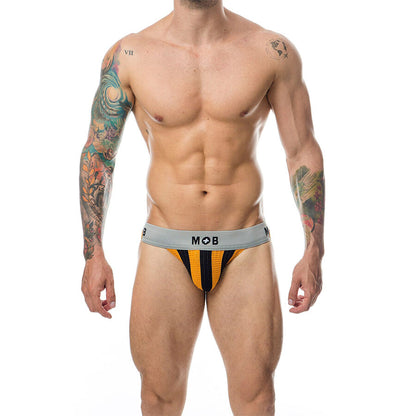 MOB - JOCK CLASSIQUE À RAYURES ORANGE TAILLE XL MOB