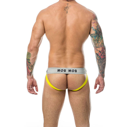 MOB - JOCK CLASSIQUE À RAYURES JAUNE TAILLE M MOB