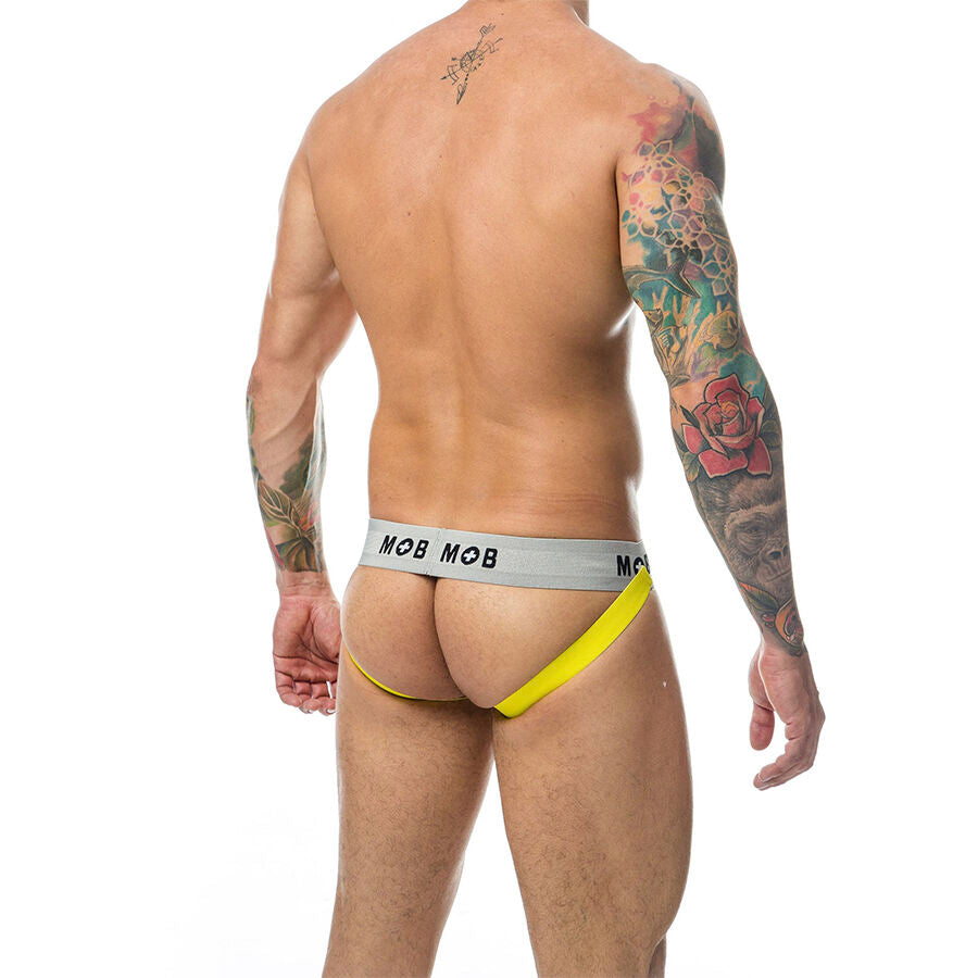 MOB - JOCK CLASSIQUE À RAYURES JAUNE TAILLE XXL MOB