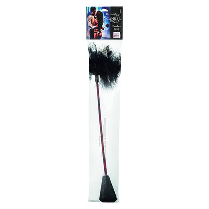 CALEXOTICS - SCANDAL FOUET À PLUMES NOIRES CALEXOTICS