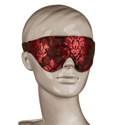 CALEXOTICS - MASQUE POUR LES YEUX OPAQUE SCANDAL AVEC DÉTAILS ROUGES CALEXOTICS