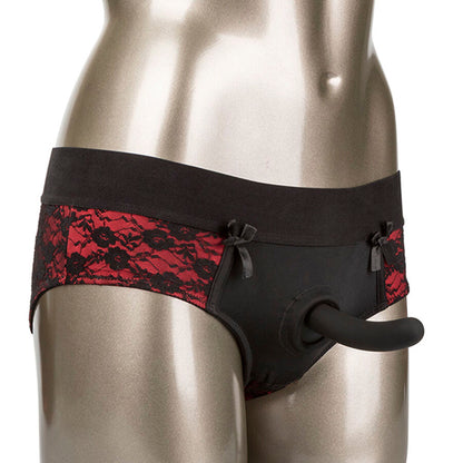 CALEXOTICS - SCANDAL ENSEMBLE DE CULOTTES SANS ENTREJAMBE AVEC GODE TAILLE L/XL CALEXOTICS