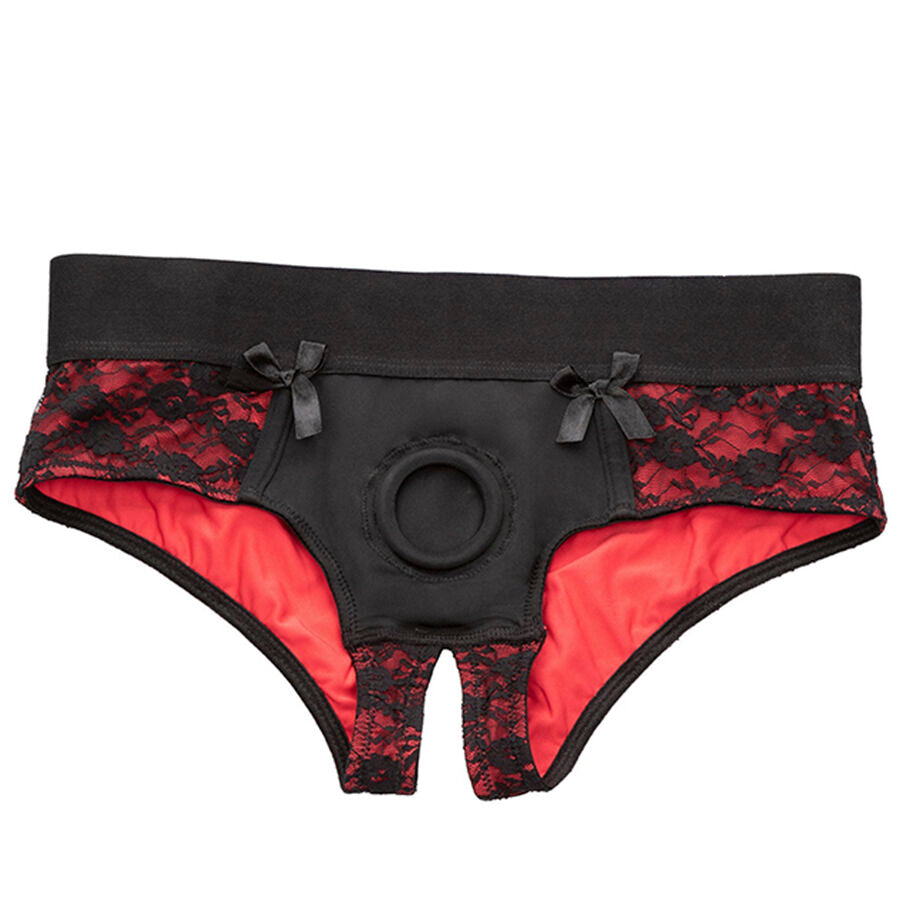 CALEXOTICS - SCANDAL ENSEMBLE DE CULOTTES SANS ENTREJAMBE AVEC GODE TAILLE L/XL CALEXOTICS