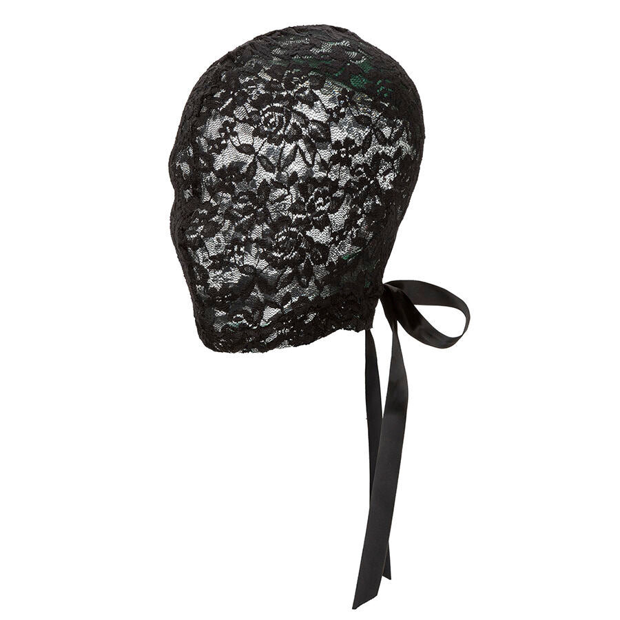 CALEXOTICS - SCANDAL CAGOULE EN DENTELLE NOIRE AVEC NŒUD CALEXOTICS
