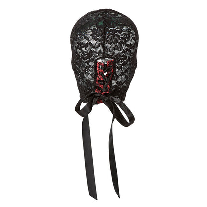 CALEXOTICS - SCANDAL CAGOULE EN DENTELLE NOIRE AVEC NŒUD CALEXOTICS