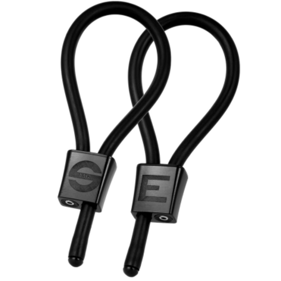 ELECTRASTIM - PRESTIGE ELECTRA LOOPS ANNEAUX PÉNIENS RÉGLABLES NOIRS ELECTRASTIM