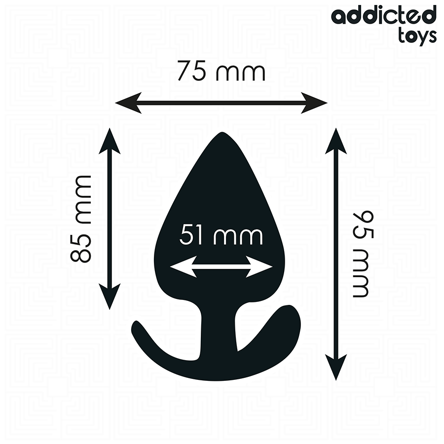 ADDICTED TOYS - PLUG ANAL TAILLE XL 9.5 CM ADDICTED TOYS