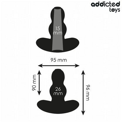 ADDICTED TOYS - PLUG ANAL CREUX TAILLE M 9,6 CM ADDICTED TOYS