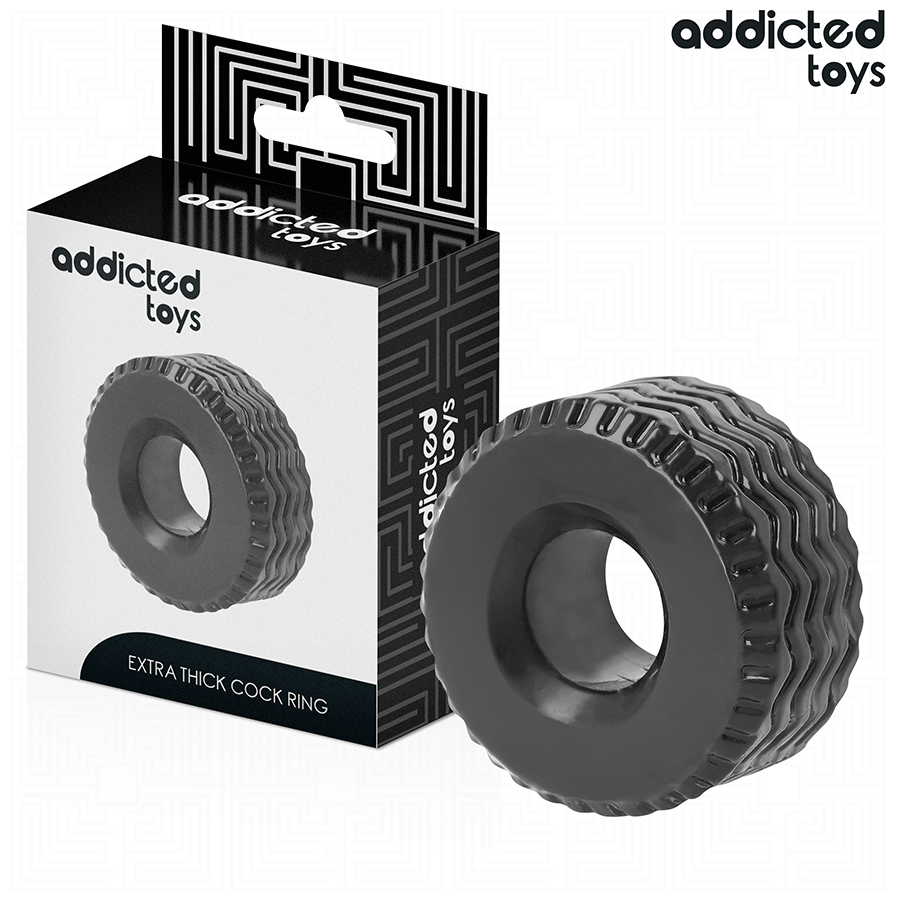 ADDICTED TOYS - ANNEAU PÉNITENSIF EXTRA ÉPAIS ADDICTED TOYS