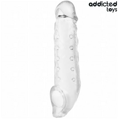 ADDICTED TOYS - GAINE PÉNIS TRANSPARENTE TAILLE M 27 CM ADDICTED TOYS