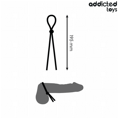 ADDICTED TOYS - CORDE EN SILICONE POUR LE PÉNIS À BOUCLE UNIQUE ADDICTED TOYS