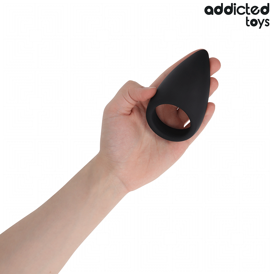 ADDICTED TOYS - ANNEAU PÉNIS EN FORME DE LARME ADDICTED TOYS