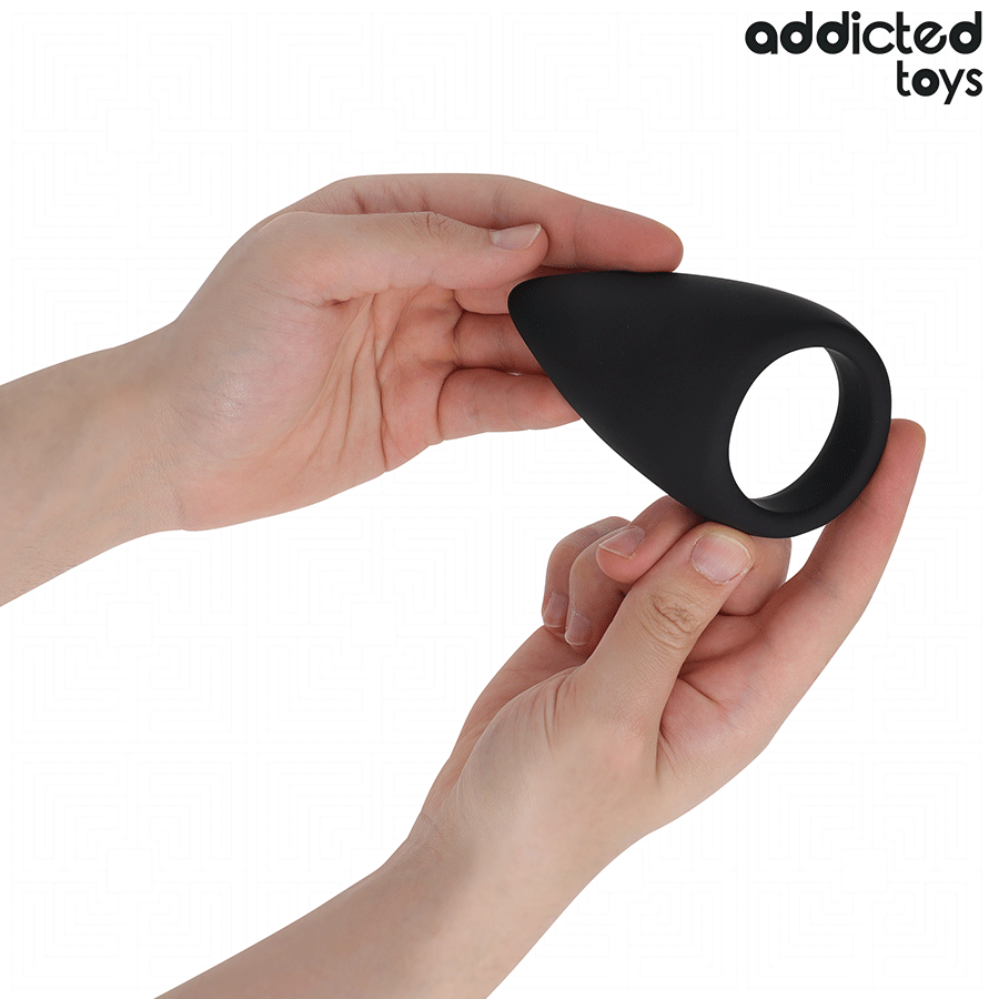 ADDICTED TOYS - ANNEAU PÉNIS EN FORME DE LARME ADDICTED TOYS