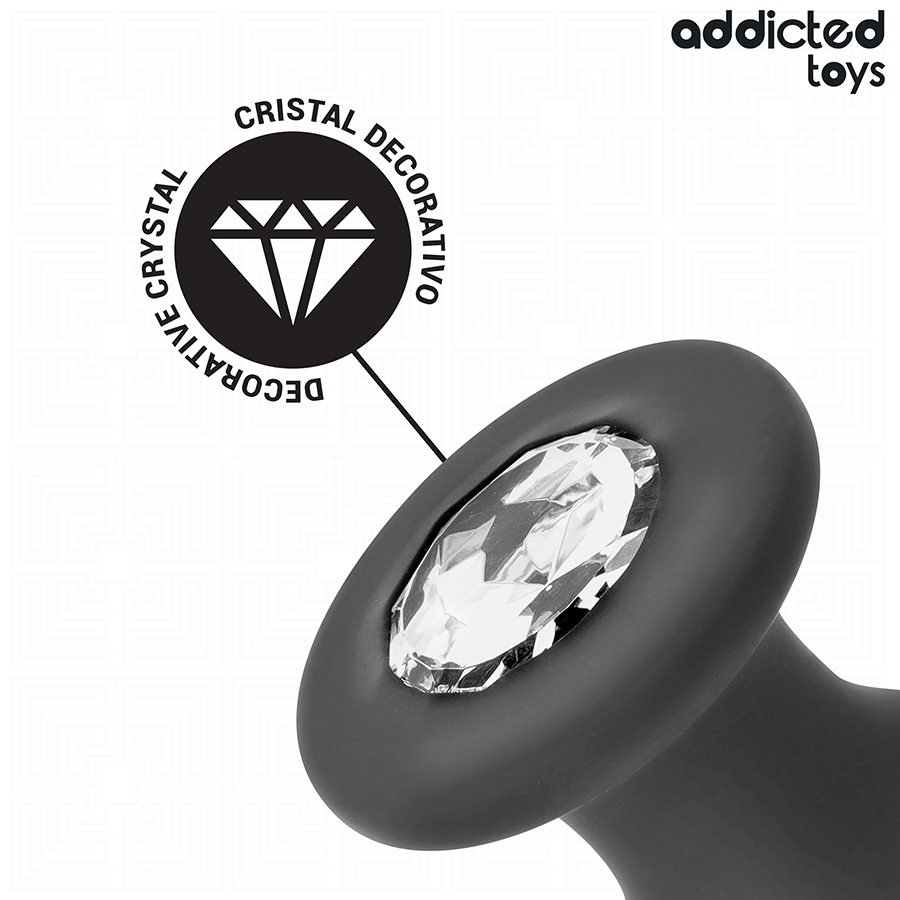ADDICTED TOYS - PLUG ANAL AVEC BIJOU TAILLE L 12,6 CM ADDICTED TOYS