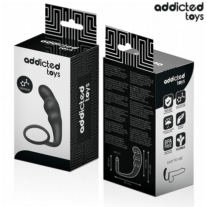 ADDICTED TOYS - PLUG ANAL AVEC ANNEAU MODÈLE 4 ADDICTED TOYS