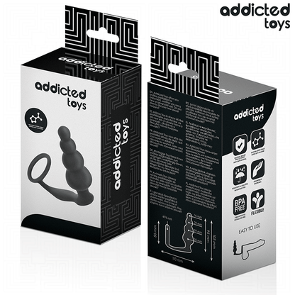 ADDICTED TOYS - PLUG ANAL AVEC ANNEAU MODÈLE 5 ADDICTED TOYS