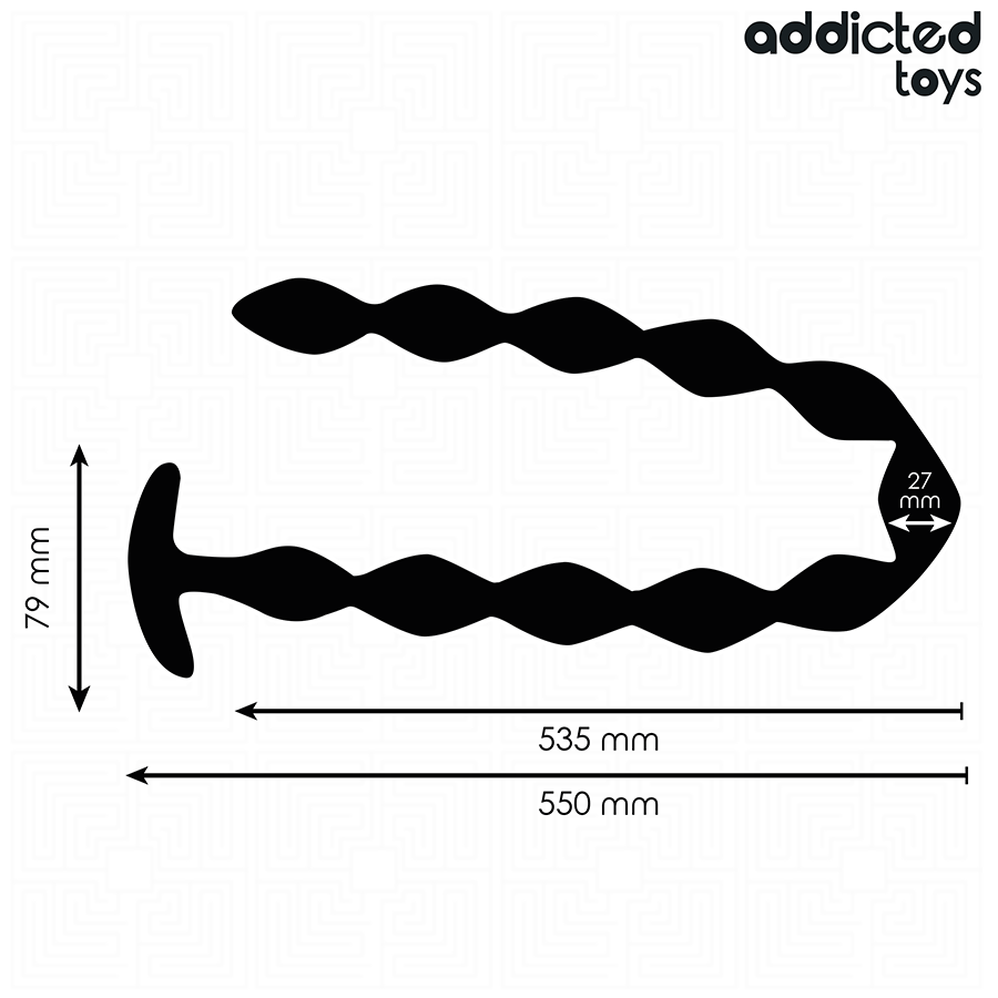 ADDICTED TOYS - PLUG ANAL EXTRA LONG ADDICTED TOYS