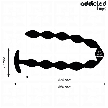 ADDICTED TOYS - PLUG ANAL EXTRA LONG ADDICTED TOYS