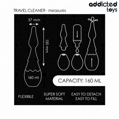 ADDICTED TOYS - NETTOYEUR DE VOYAGE MODÈLE 1 ADDICTED TOYS