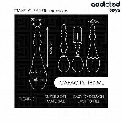 ADDICTED TOYS - NETTOYEUR DE VOYAGE MODÈLE 4 ADDICTED TOYS