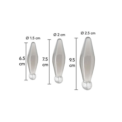 TOYJOY - JEU ANAL FINGER RIMMER 3 PIÈCES TRANSPARENT TOYJOY