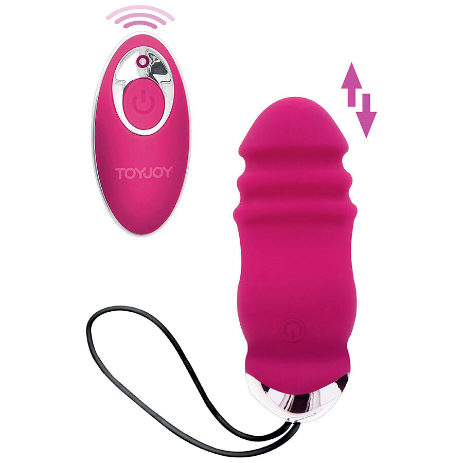 TOYJOY - HAPPINESS SUNN SIDE UP AND DOWN VIBRATEUR FUCHSIA TÉLÉCOMMANDE TOYJOY