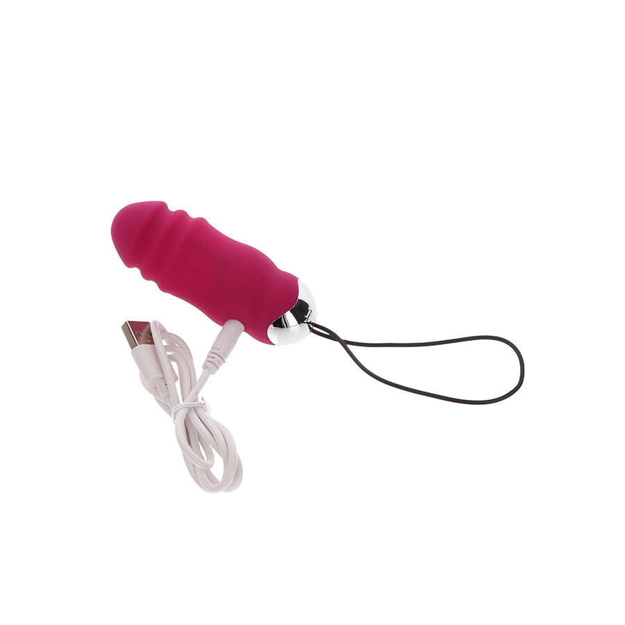 TOYJOY - HAPPINESS SUNN SIDE UP AND DOWN VIBRATEUR FUCHSIA TÉLÉCOMMANDE TOYJOY