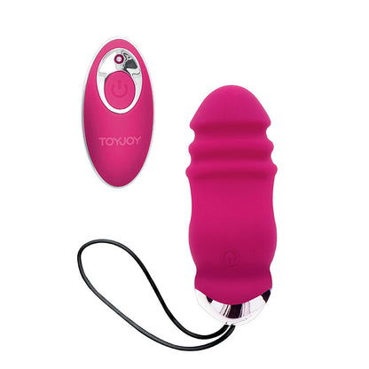 TOYJOY - HAPPINESS SUNN SIDE UP AND DOWN VIBRATEUR FUCHSIA TÉLÉCOMMANDE TOYJOY