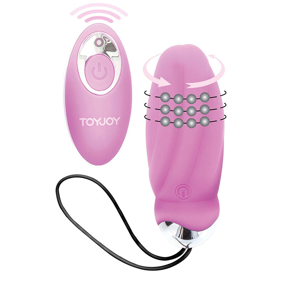 TOYJOY - HAPPINESS YOU CRACK ME UP VIBRATEUR ROSE TÉLÉCOMMANDE TOYJOY