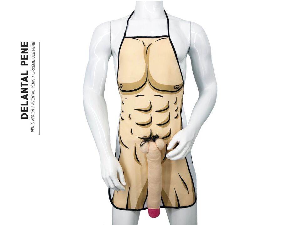 DIABLO PICANTE - TABLIER PÉNIS 3D MUSCULAIRE ET AUDACIEUX DIABLO PICANTE