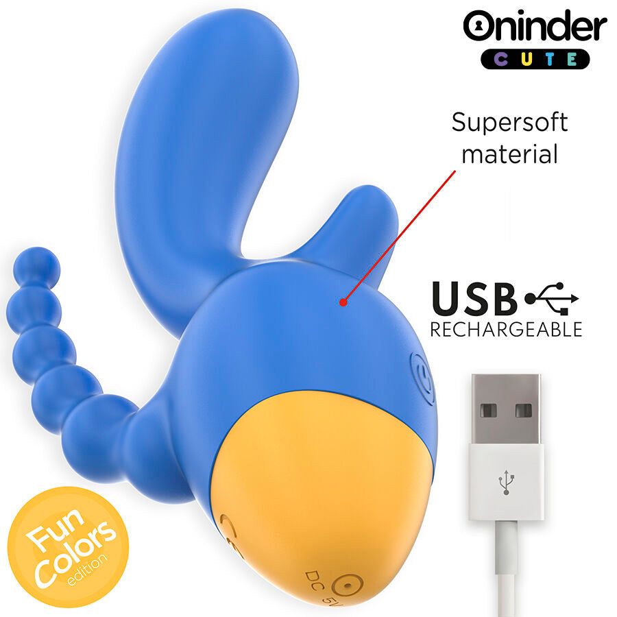 ONINDER CUTE - LOVE 3 SOME TRIPLE VIBRATEUR - APPLICATION GRATUITE DANS LE MONDE ENTIER ONINDER CUTE