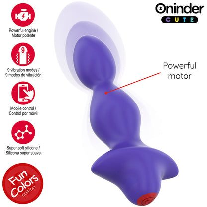 ONINDER CUTE - DILATATEUR ANAL VIBRANT LOVE BUTT - APPLICATION MONDIALE GRATUITE ONINDER CUTE