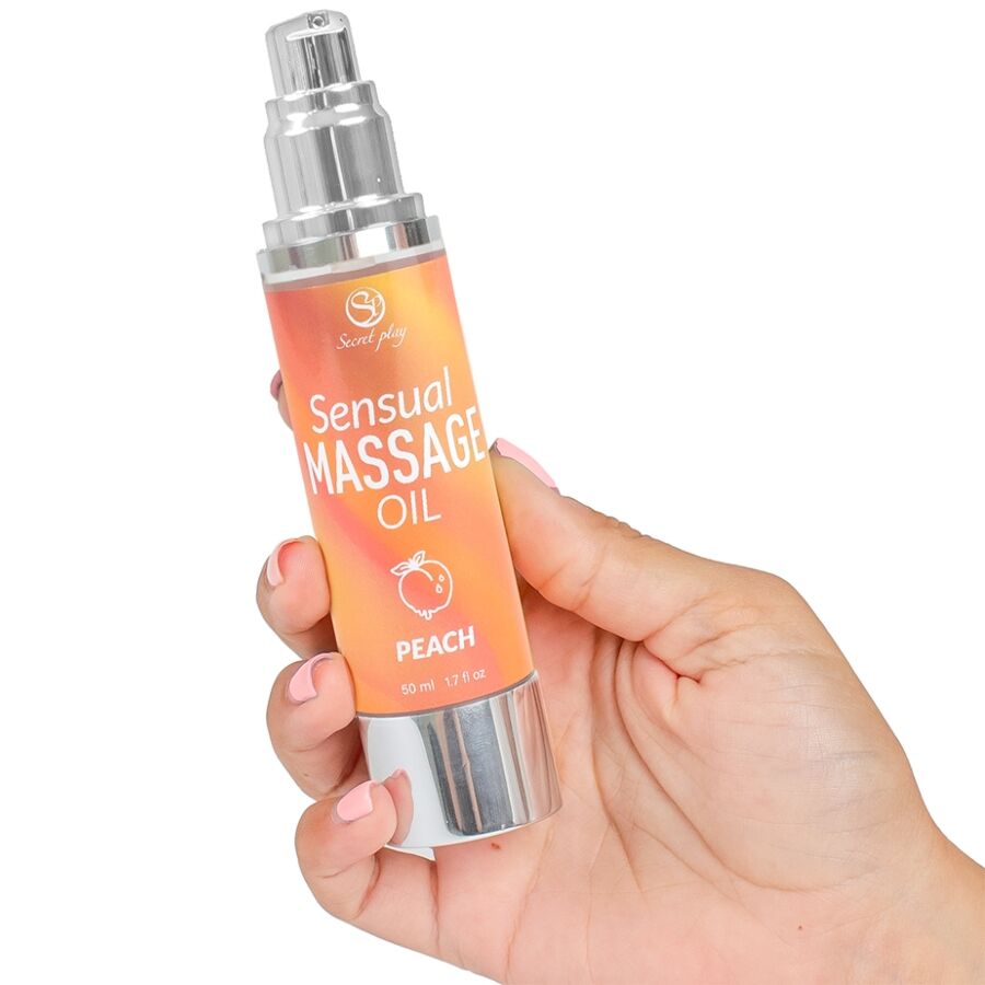 SECRETPLAY - HUILE DE MASSAGE À LA PÊCHE SECRETPLAY COSMETIC