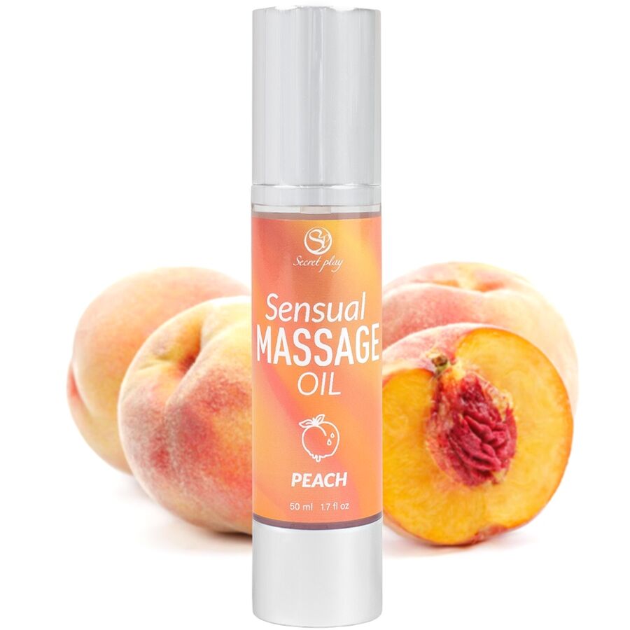 SECRETPLAY - HUILE DE MASSAGE À LA PÊCHE SECRETPLAY COSMETIC
