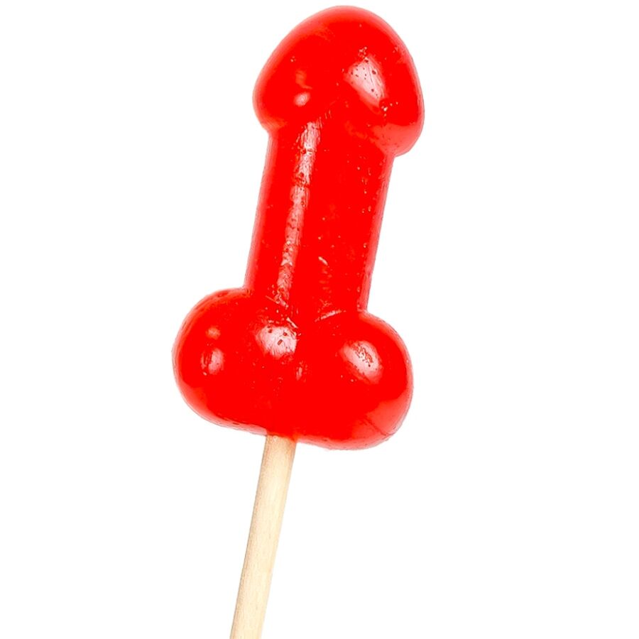 SECRETPLAY - SUCETTE PÉNIS CERISE AVEC EFFET DE CHALEUR ÉPICÉ SECRETPLAY COSMETIC